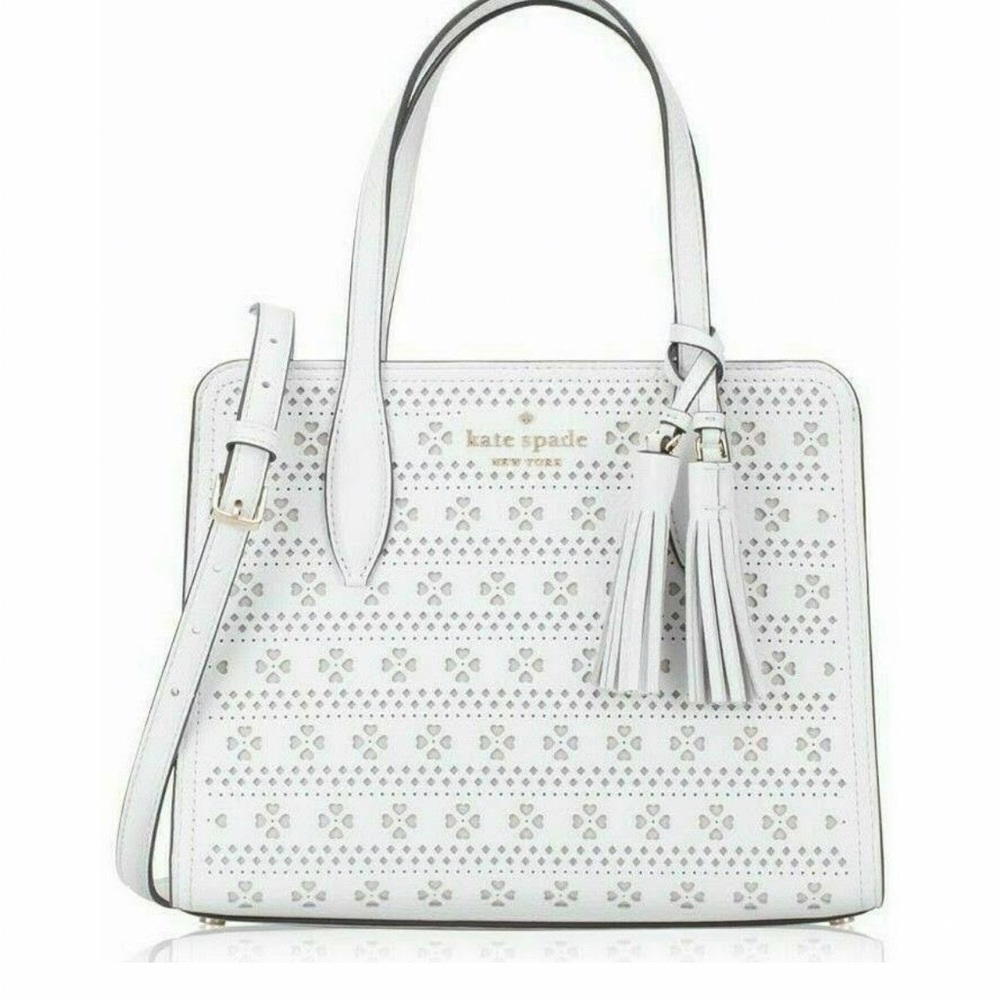 ROWE SMALL PERFORATED TOP ZIP SATCHEL